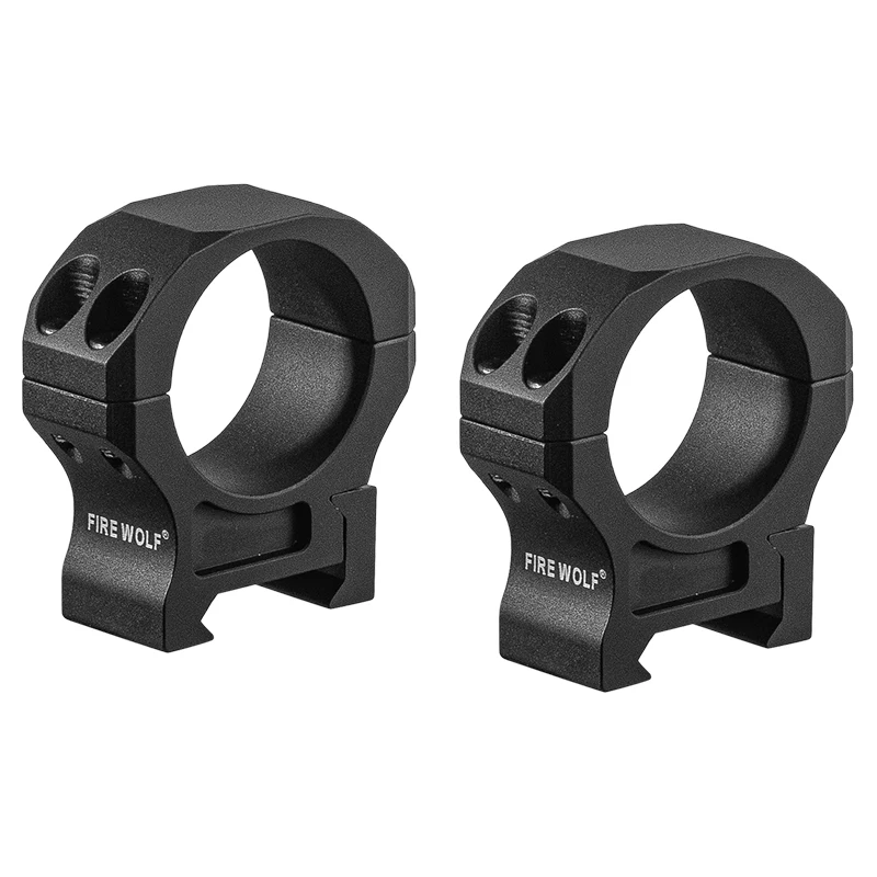 FIRE WOLF 7075 aleación de aluminio 30mm perfil alto/bajo mira telescópica mira telescópica Picatinny soporte de anillo de montaje montaje 21mm - imagen 3