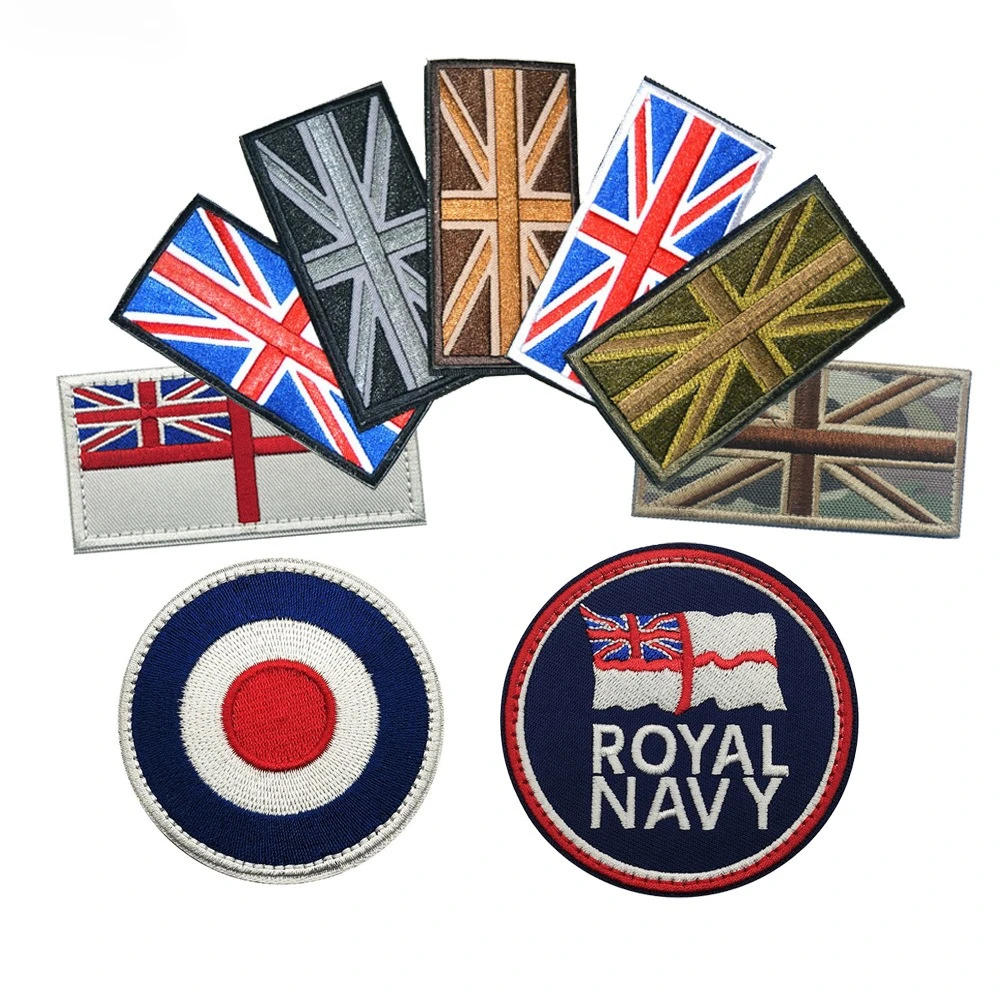Pathfinder de paracaidista del Reino Unido, pegatina de tela bordada, parches bordados de bandera británica para ropa, parche para ropa, gancho y bucle - imagen 2