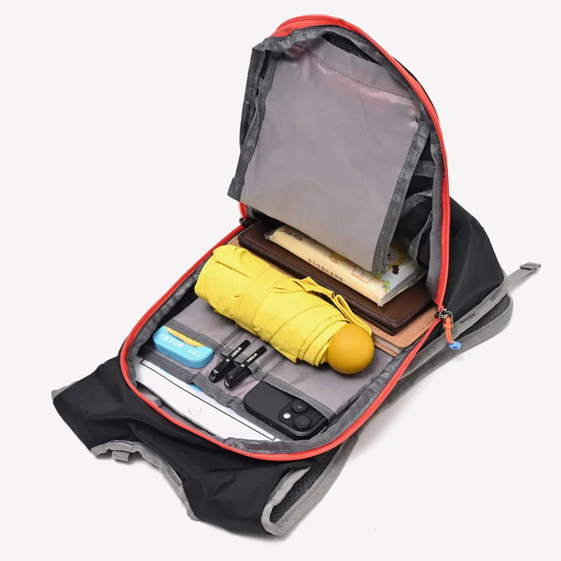 Mochila para senderismo, ciclismo, Camping para hombres y mujeres, escalada al aire libre, viajes, deportes, bolsas reflectantes con cordón, mochila para correr y trotar - imagen 4