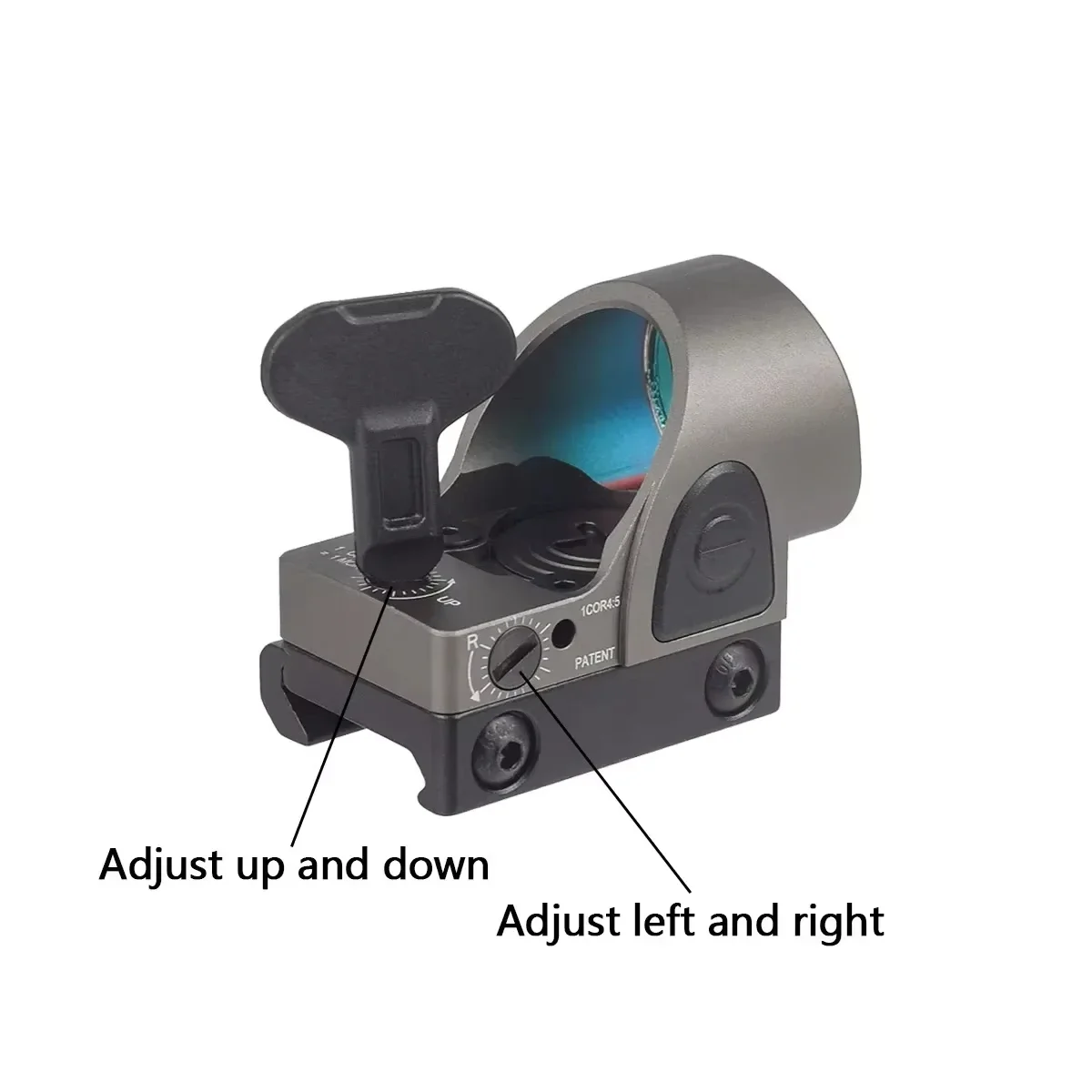 SR Red Dot Sight colimator alcance Glock montaje de mira trasera óptica de caza holográfica caliente 20mm Rail mira telescópica Airsoft Metal Nylon - imagen 4