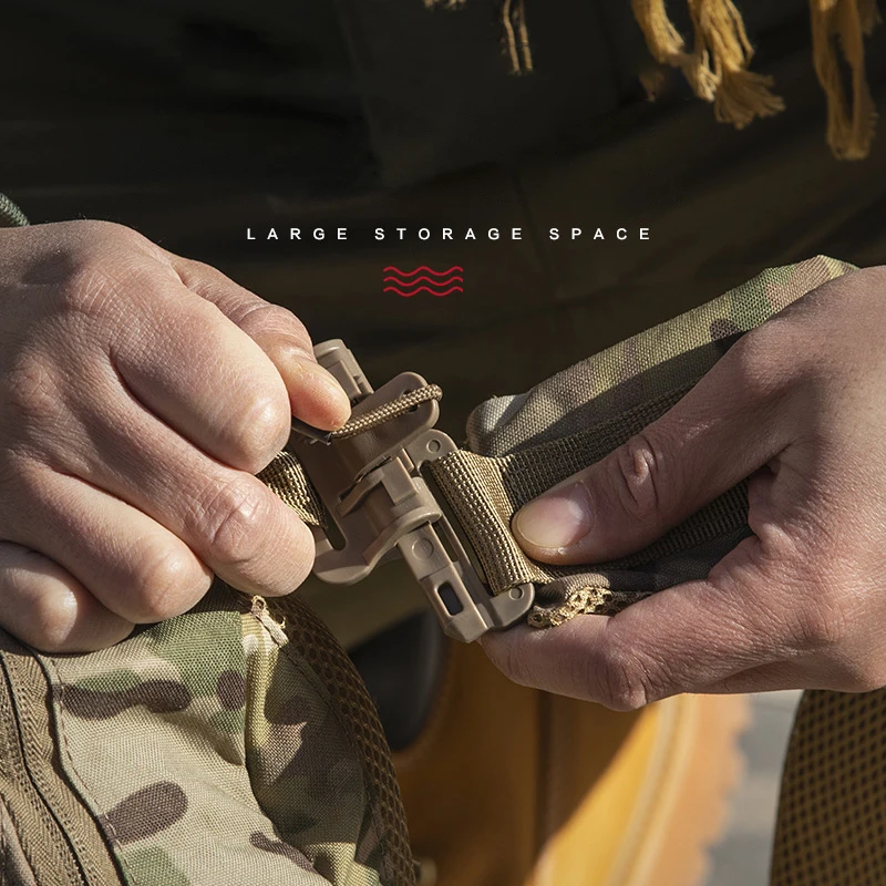 Bolso de hombro táctico Molle, mochila de hidratación, bolsas de caza para acampar, viajes, escalada al aire libre, deporte, senderismo, ciclismo, paquete de equitación - imagen 2