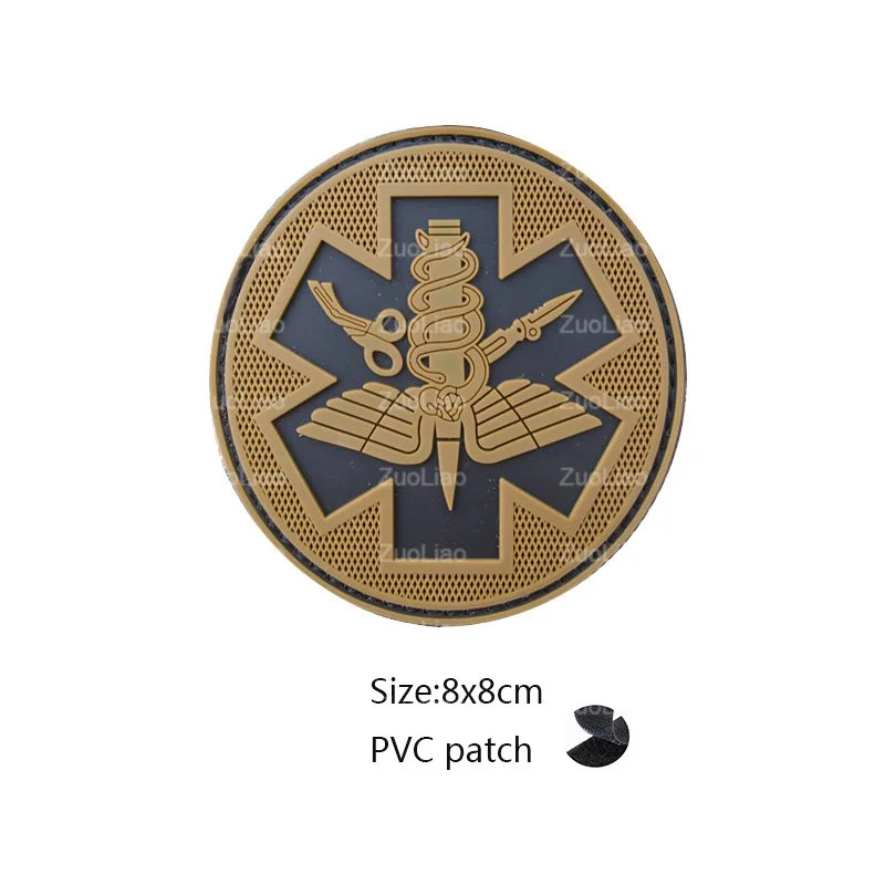 Insignia 3D de PVC para grupo sanguíneo, brazalete de ropa médica, insignia reflectante para casco de primeros auxilios, AB + ab-o + POS + parche bordado en 3D para mochila - imagen 5