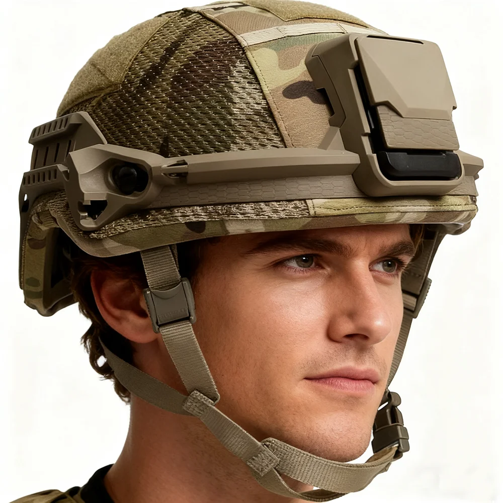 Casco reforzado con fibra de aramida, casco táctico VIPER A5, sistema de ajuste de suspensión OCC, casco protector de edición gruesa - imagen 2