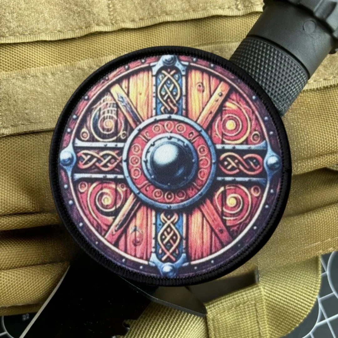 Parche de escudo insignia de moral táctica brazalete del ejército militar pegatina para mochila parches de gancho y bucle impresos para ropa - imagen 5