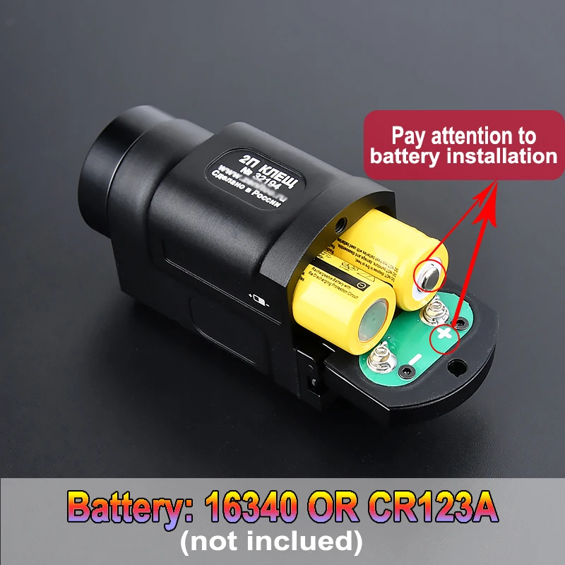 Linterna táctica de KLESCH-2P AK47, luz de explorador de Armas Airsoft, interruptor de presión remoto, estroboscópico, Riel de 20mm, 700 lúmenes, K-2P - imagen 4