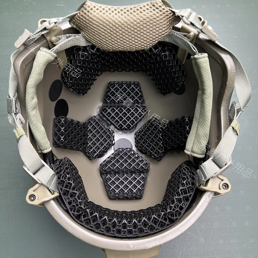 Almohadilla casco táctico refrigerante transpirable polímero elástico - imagen 4