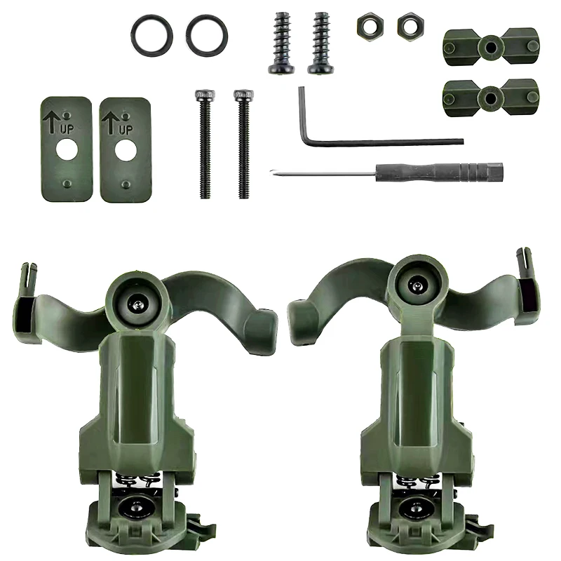 Soporte para auriculares para casco, adaptador para auriculares para casco, montaje en riel, adaptador de riel para accesorios para auriculares OPS Core ARC - imagen 5