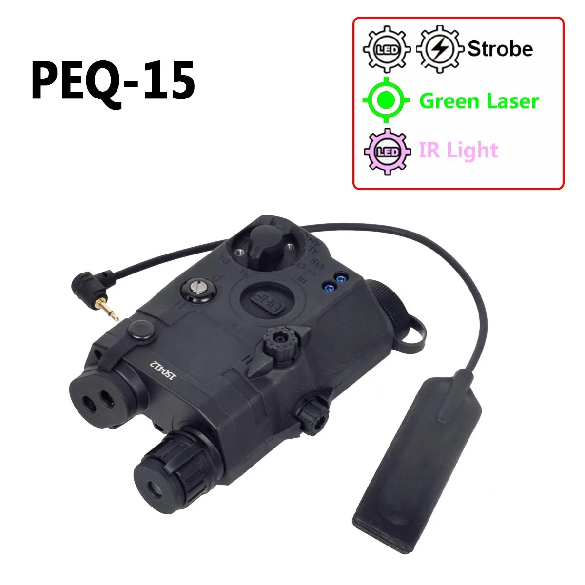 PEQ-15 GREEN BK