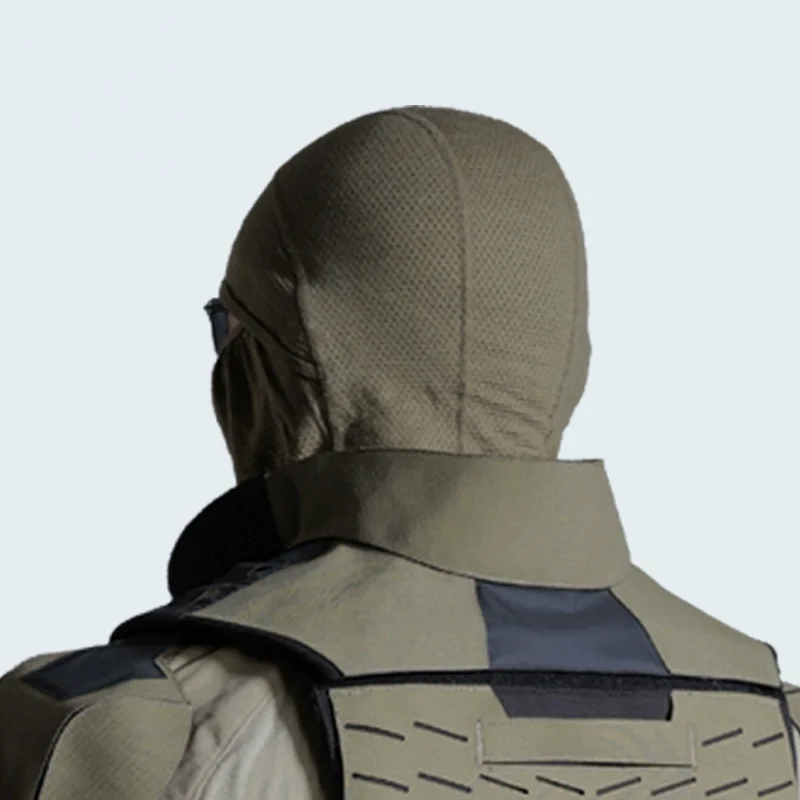 Máscara táctica protectora de combate transpirable, equipo de cabeza ignífugo de patrulla de servicio especial al aire libre, absorbente de sudor - imagen 5