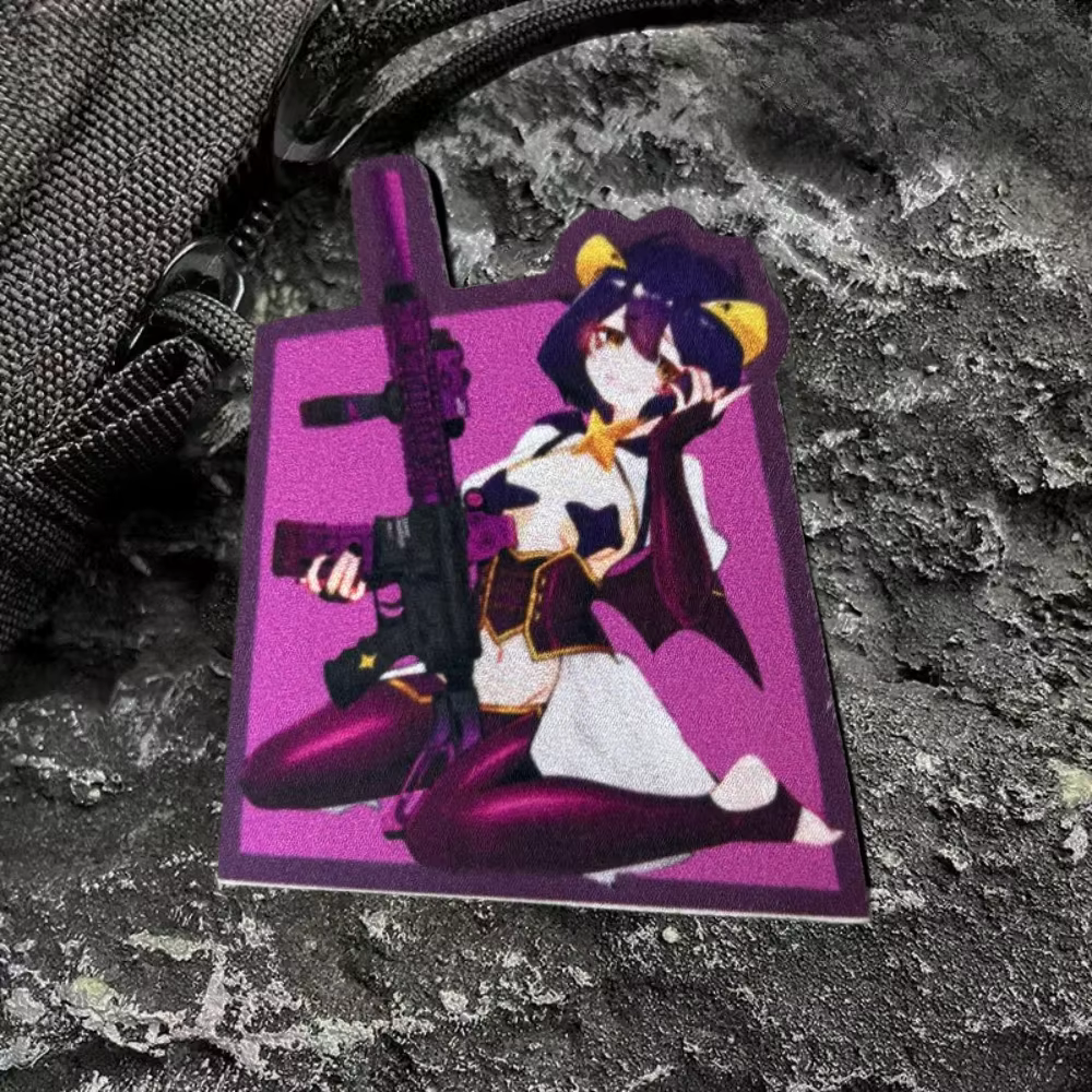 Parche táctico anime con velcro para uniformes y mochilas - imagen 4