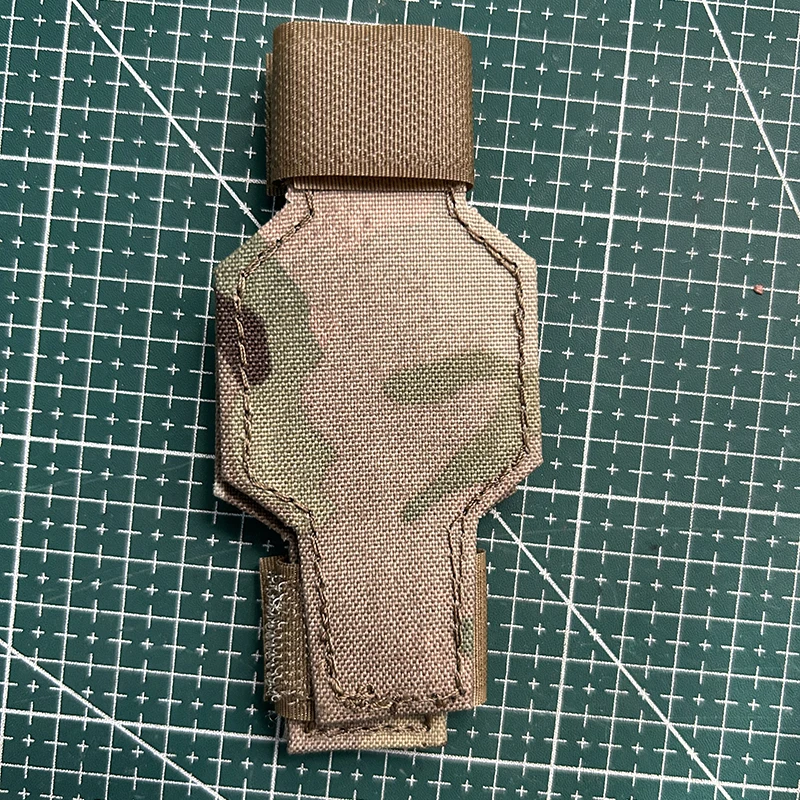 Caja de reloj de camuflaje táctico, funda de nailon con tapa, Protector de cubierta de reloj de pulsera