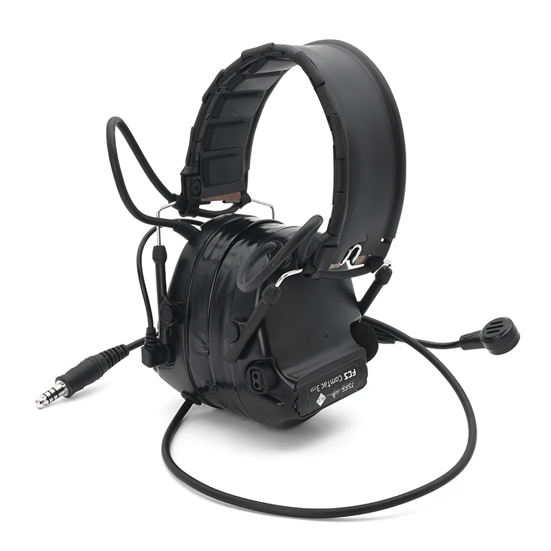 Nueva versión FCS-Tactical Cm III 3, auriculares con reducción de ruido, orejeras, Protector de tiro para walkie-talkie, Radio PTT - imagen 5