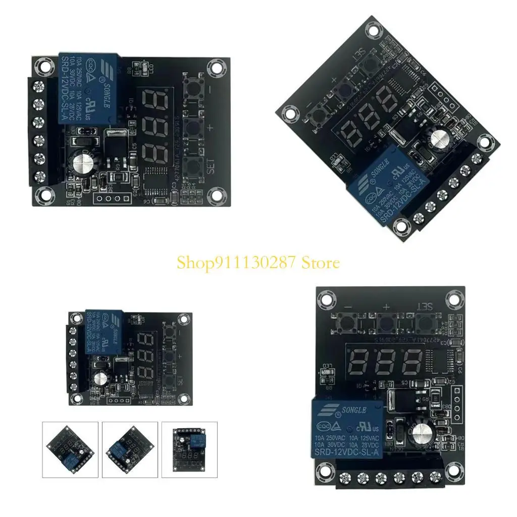 Módulo detección voltaje digital J1HC DC5V 12V 24V con 24 V con circuitos monitor pantalla LED con precisión,