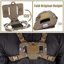 Funda MOLLE para smartphone con correa y clip de pecho táctico