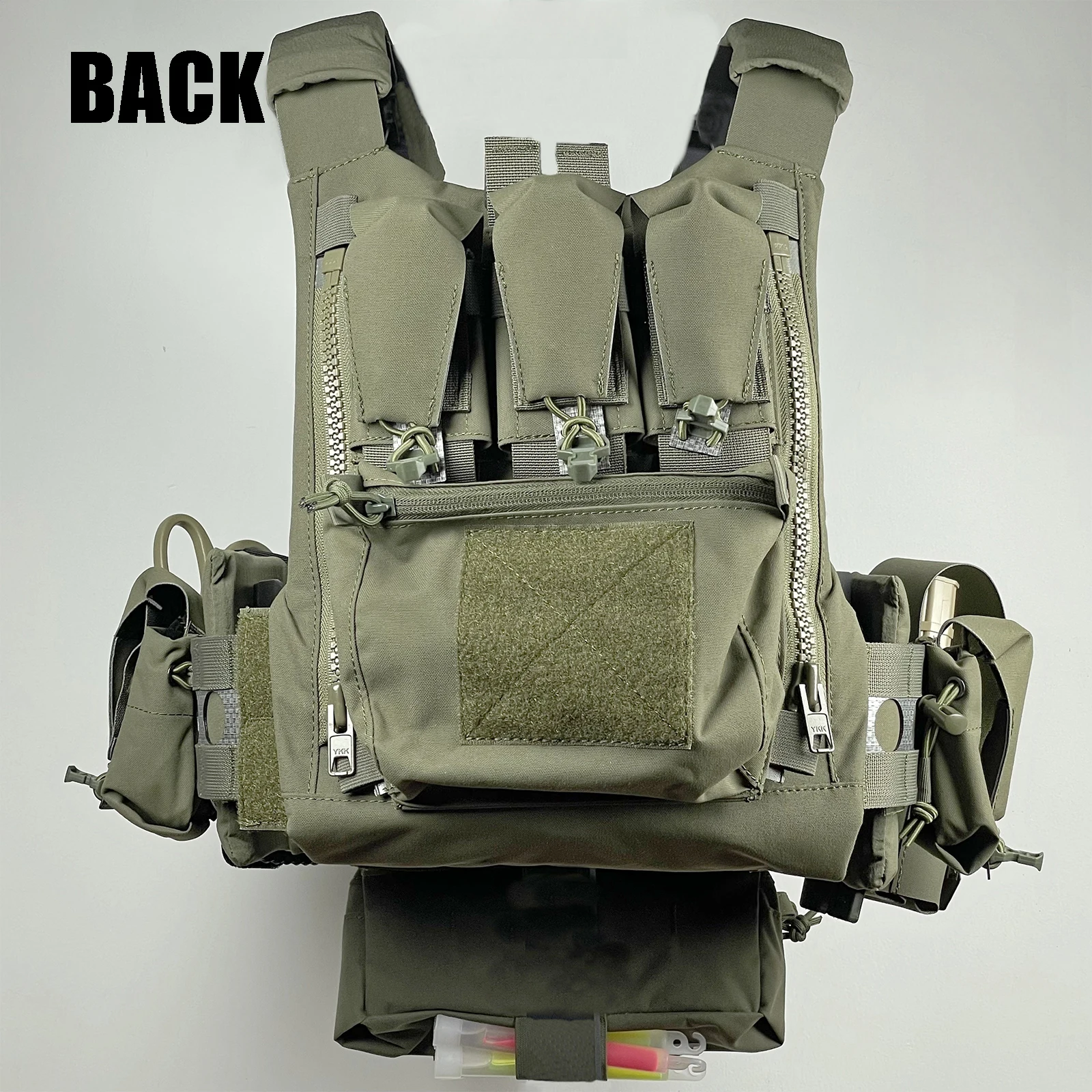 Chaleco táctico FCPC V5 ligero, conjunto completo con pared lateral/paquete completo, conjunto de chaleco portador de placa, equipo de tiro de caza Airsoft - imagen 5