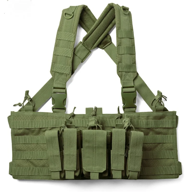 Mcr5-chaleco táctico multifunción, equipo montado en el corazón, con gran capacidad de carga - imagen 4