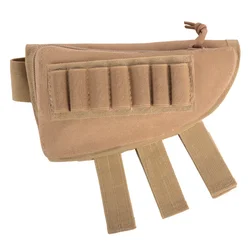 Soporte táctico para la mejilla con bolsa de munición escopeta y rifle