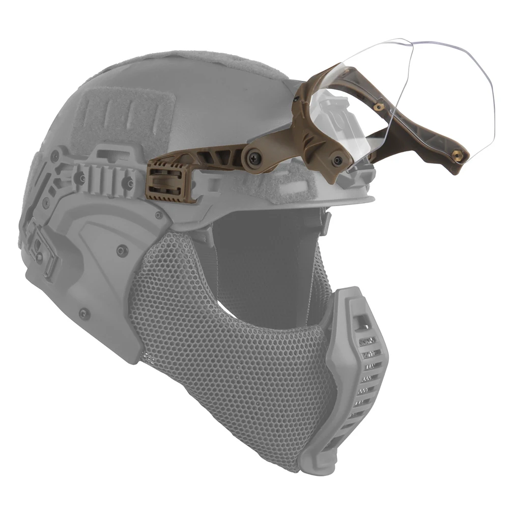 Casco táctico con tapa para equipo de riel 3,0, casco Wendy para caza, Airsoft CS, juego de Paintball, gafas de protección - imagen 3