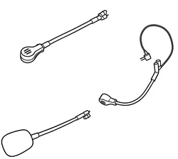 Auriculares tácticos micrófono y parches intercambiables para juegos