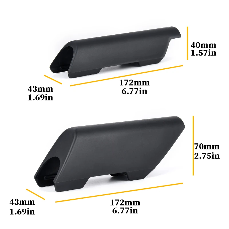 CTR de nailon táctico, elevador de mejillas bajo alto, versión para no pistolero, accesorios para Airsoft - imagen 4