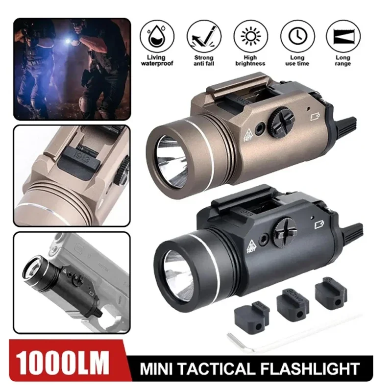 TR-1 Linterna táctica LED alta potencia luz intermitente - imagen 4