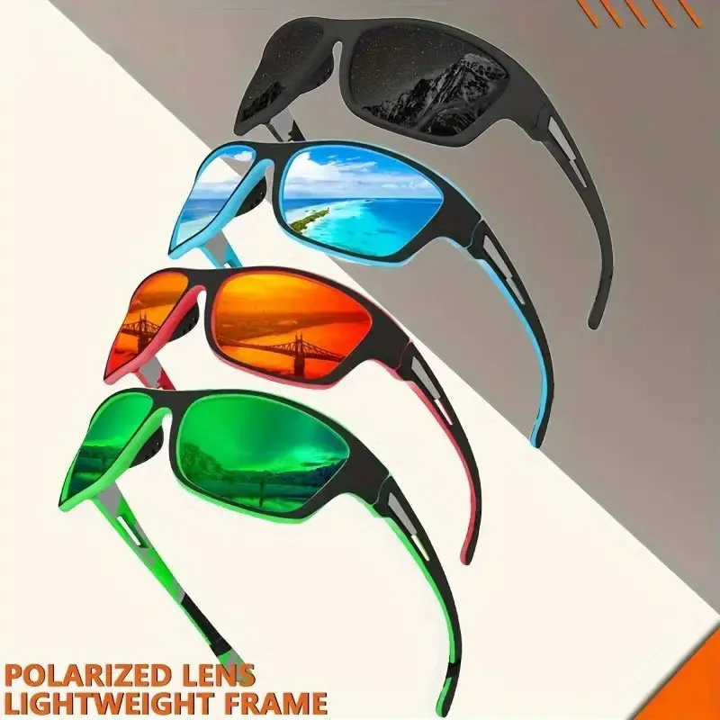 2025 nuevas gafas de sol polarizadas para hombres y mujeres, gafas para conducir al aire libre, gafas para senderismo, ciclismo, pesca, gafas de sol antideslumbrantes con protección UV400 - imagen 2