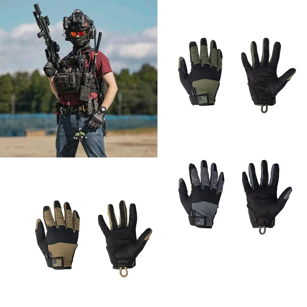 Guantes integrales resistentes al desgaste para entrenamiento de caza táctica estilo PIG - imagen 2