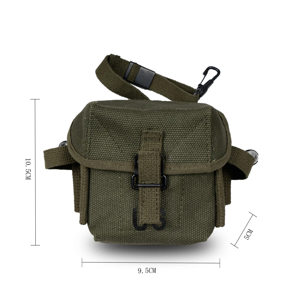 Bolsa M1956 de la Segunda Guerra Mundial, equipo de soldado estadounidense, bolsa de equipo de lona de soldado americano, paquete de equipo táctico, soldado de EE. UU. WW2 - imagen 4