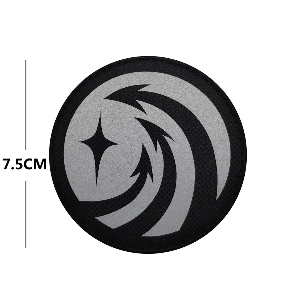 Parches IR de gancho y bucle para ropa SCP, insignia de moral de brazalete de base de icono en mochila, pegatina de sombrero, parche reflectante, aplique - imagen 3