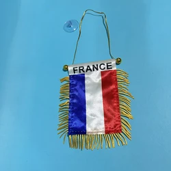 SKY FLAG Bandera Coche Francia – Poliéster Doble Cara