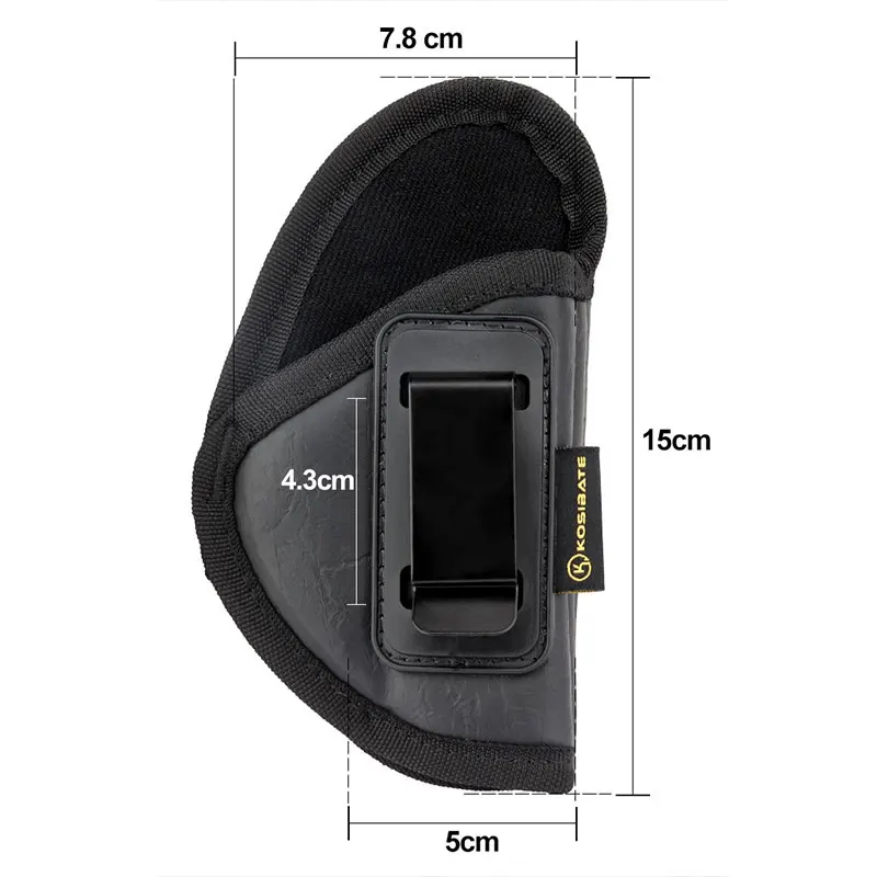 Funda táctica con bolsa con Clip IWB, bolsa Universal izquierda y derecha para pistola, funda de transporte oculta - imagen 3
