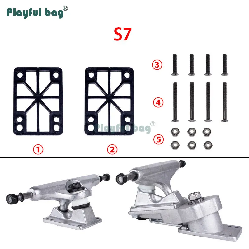 Accesorios para Juego de monopatín CX4/CX7/S7, accesorios para camiones, almohadilla de puente de agua, piezas de Hardware para uñas AMB220 - imagen 5