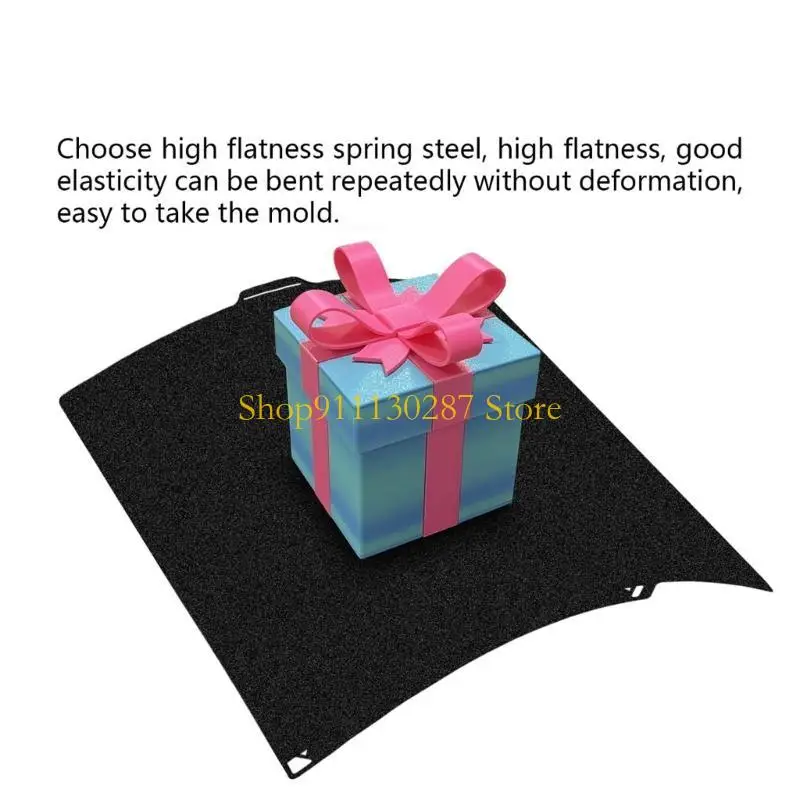 J1HC Plan verificación curvatura hoja acero con resorte impresión PEI doble textura 260x271 mm - imagen 5