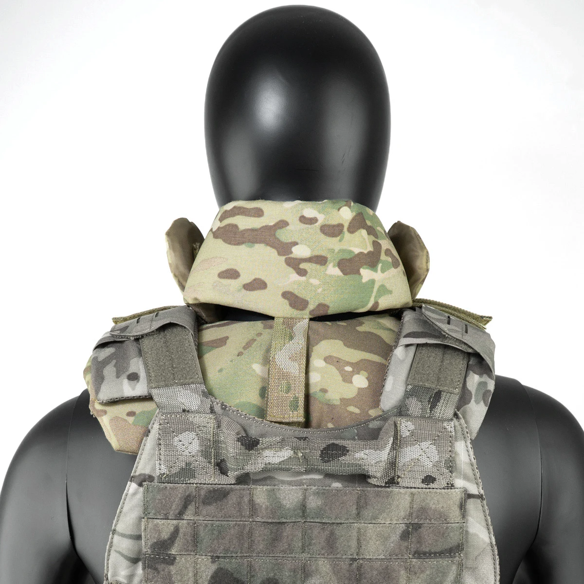 Protector de cuello táctico ajustable para protección de área grande - Kit de expansión de chaleco táctico - imagen 3