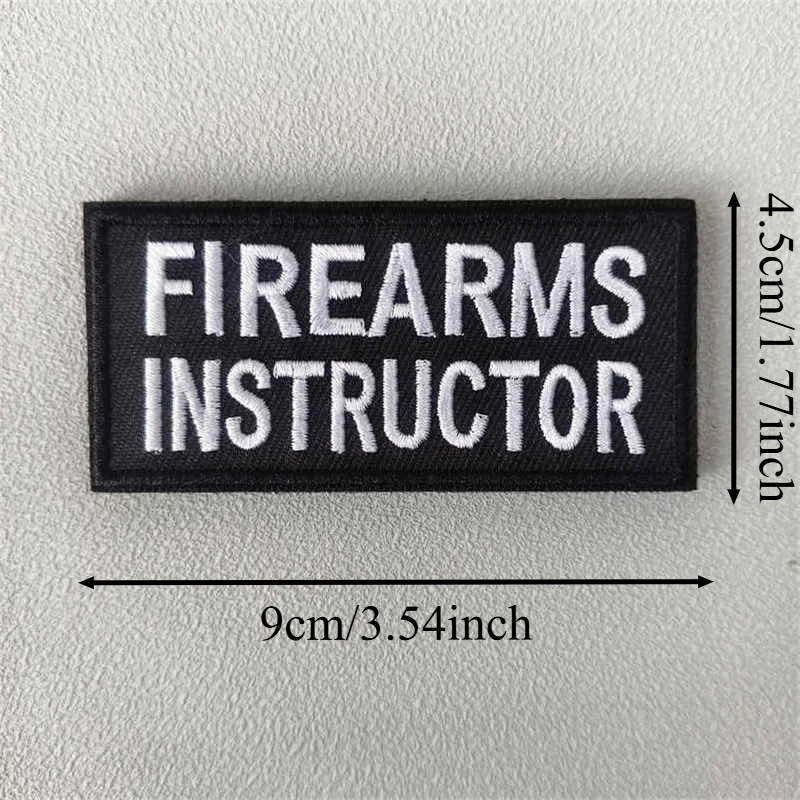 Parche de aislamiento de armas de fuego, parches de gancho y bucle bordados tácticos para ropa, sombrero, insignia de moral, mochila, chaleco, pegatina, brazalete - imagen 3
