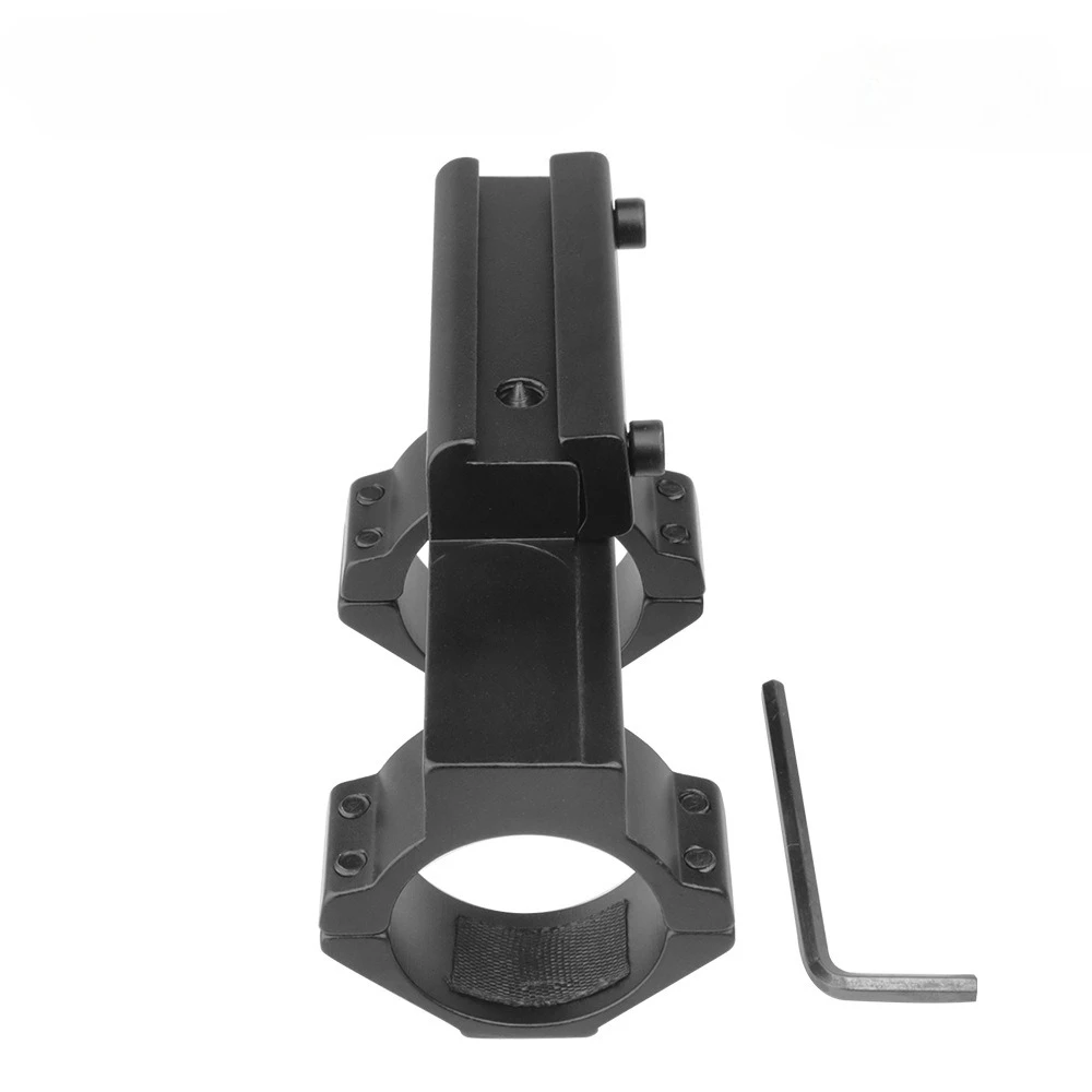 Anillo de tubo de 25,4mm/30mm, montaje de alcance, carril de 11mm/20mm, voladizo de una sola pieza, óptica superior plana táctica, Base de montaje de mira láser - imagen 5