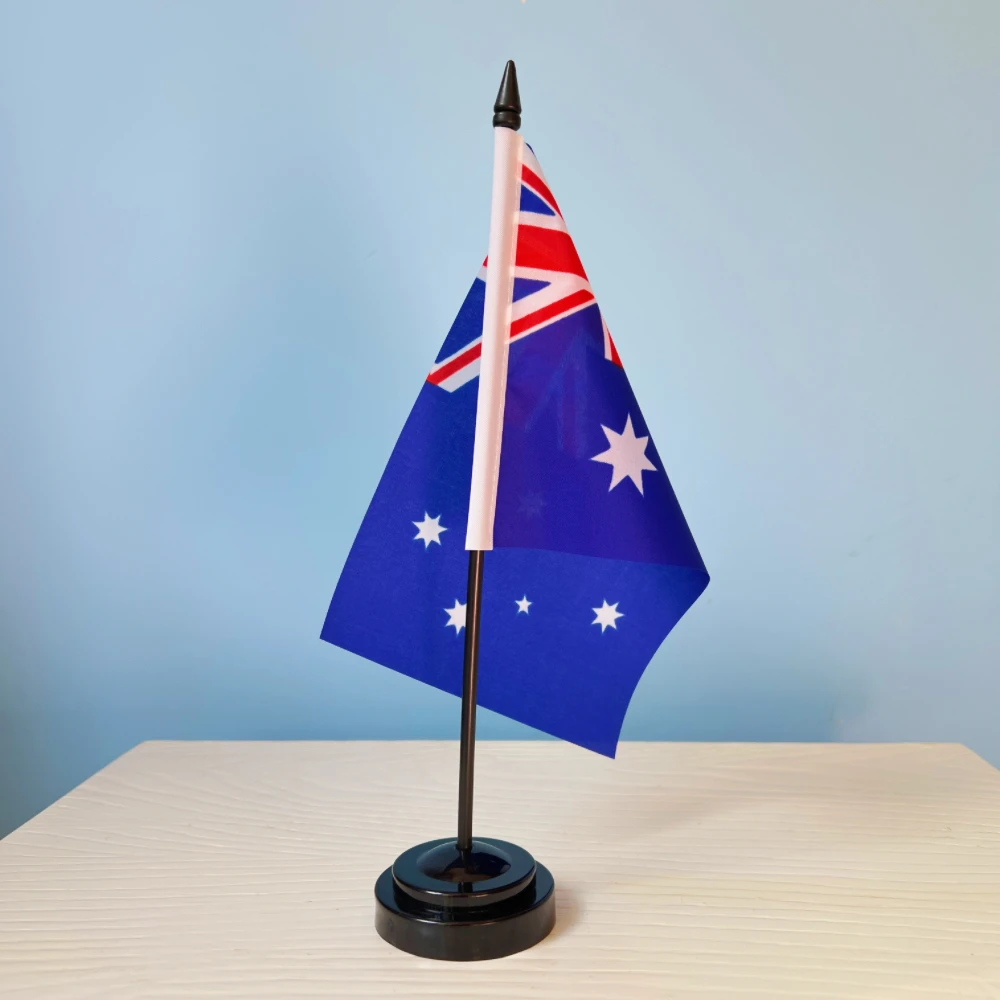 Bandera de escritorio de mesa de oficina de Australia, bandera de país de 14*21cm - imagen 2
