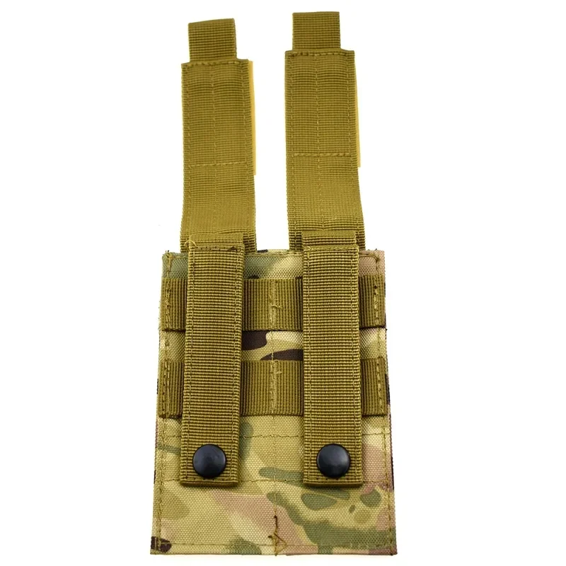 Bolsa táctica Molle de 9mm para revistas, bolsa doble para pistola Mag para GL M9 P226, soporte para linterna, riñonera, accesorios de caza - imagen 3