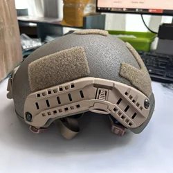 Casco de combate táctico de fibra de vidrio de corte alto ECH de próxima generación MICH2001