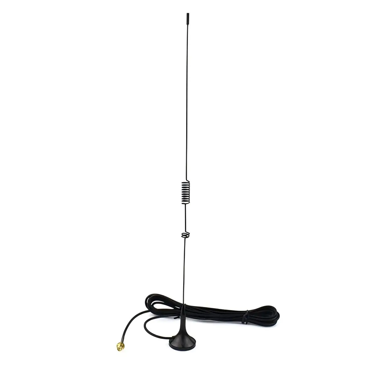 ABBREE UT-106UV antena montada en vehículo Frecuencia Dual VHF UHF SMA-conector macho de largo alcance para Radio aficionado Baofeng Quansheng - imagen 2