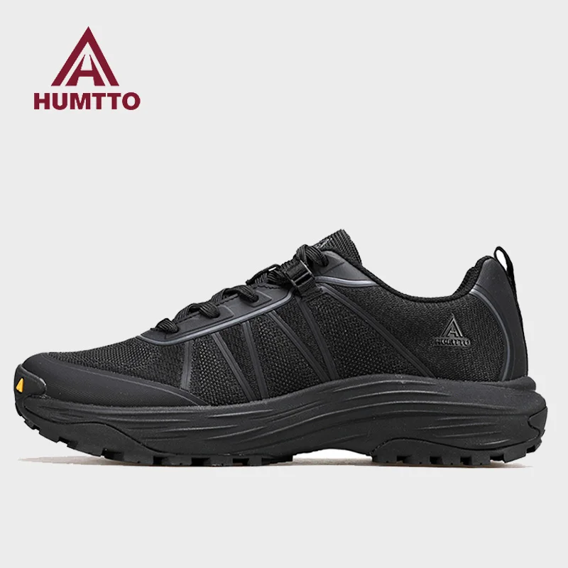 Zapatos de senderismo HUMTTO, zapatos de trekking antideslizantes para exteriores para hombre, zapatillas deportivas todoterreno de malla transpirable para correr para hombre - imagen 2