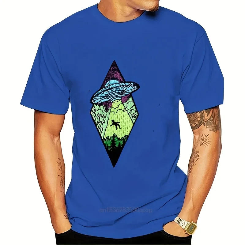 1 parche para planchar/coser bordado alienígena UFO: cósmico, espacio exterior, apliques para chaquetas, mochilas, jeans y decoración DIY - imagen 3