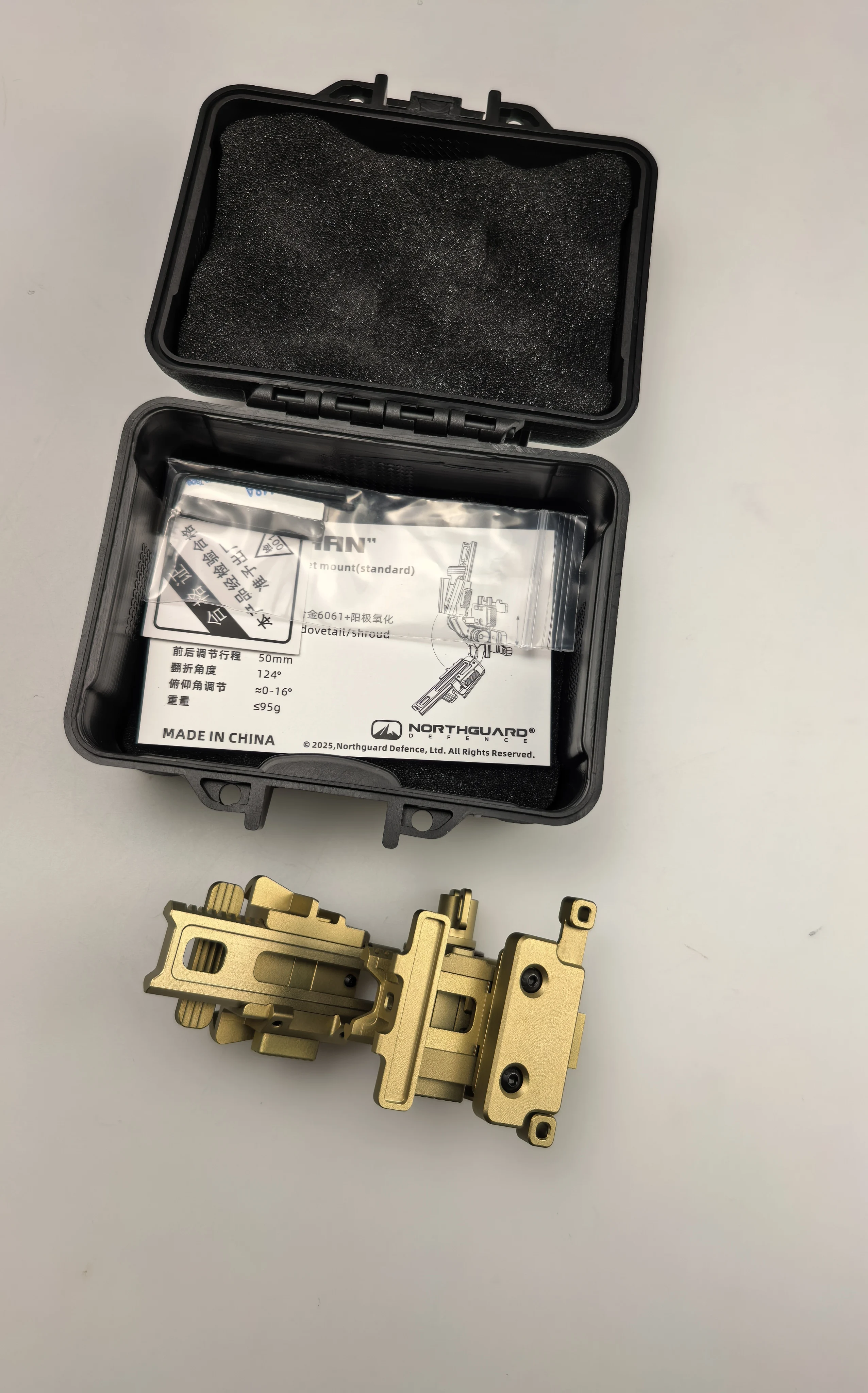 Soporte de inclinación abatible para casco ultraligero multifuncional táctico al aire libre - imagen 2