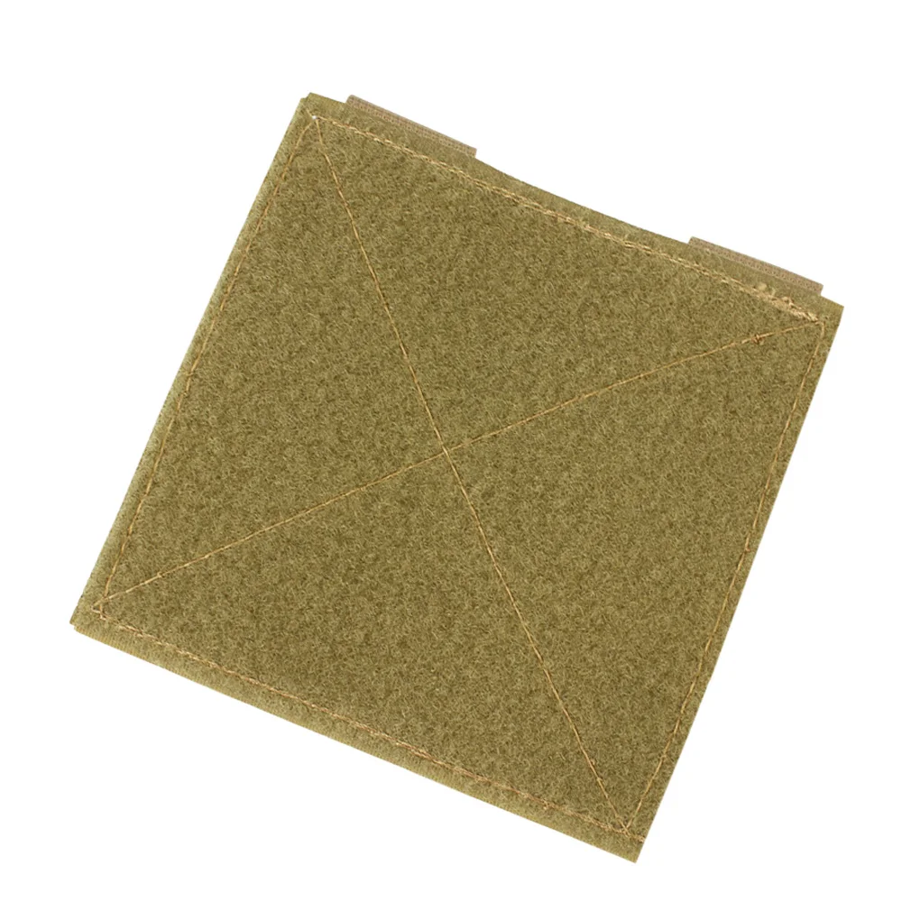 VULPO chaleco táctico Molle, adaptador de Panel, convertidor de gancho y bucle, tira de cinta para atar parches de identificación, insignia de parche DIY - imagen 3