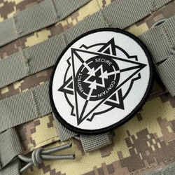 Parches Tácticos de Moral del Consejo de la Fundación Chevron SCP, Apliques Militares Impresos con Gancho y Bucle para Ropa y Mochilas