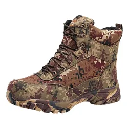 Botas de invierno tácticas para hombre camuflaje y forro cálido