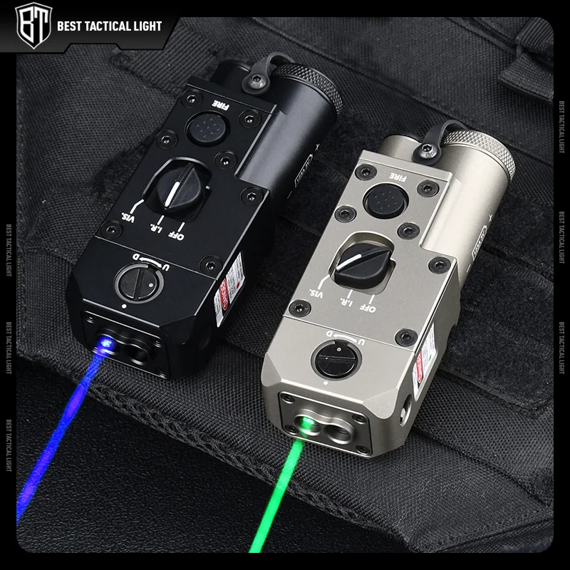 WADSN-puntero láser IR de CQBL-1 de Metal táctico, punto rojo, verde y azul, compatible con riel Picatinny de 20mm, lámpara exploradora, accesorios Airsoft - imagen 4