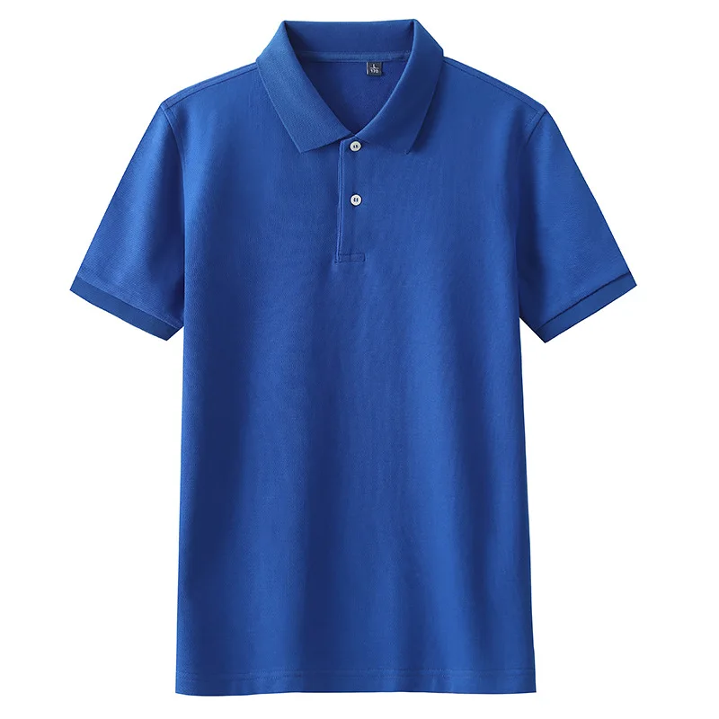 Polo de algodón transpirable para hombre, ropa de trabajo de manga corta, ajustada, sencilla, informal, lisa, moda Unisex, blusas deportivas de Golf, Verano - imagen 3