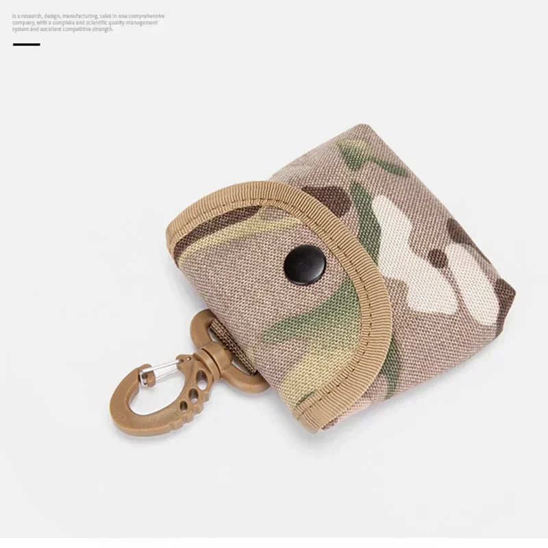 Bolsa EDC para acampar, Kit de viaje de repuesto para llaves, monedero, caza al aire libre, riñonera de camuflaje, accesorios tácticos, bolsa Molle - imagen 3