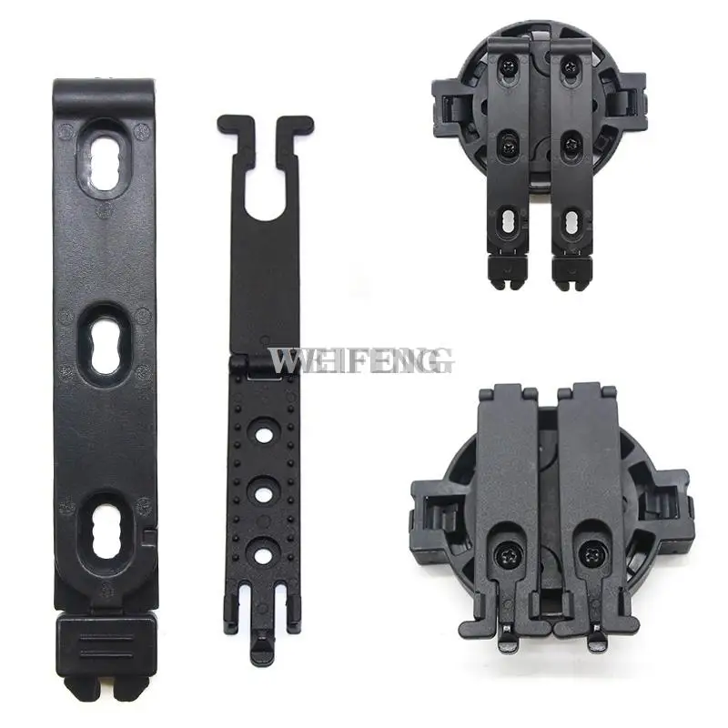 Clip Molle Kydex para cintura, funda para MOLLE-LOK, funda para cargador, abrazadera trasera, equipo de caza, 1 par - imagen 4